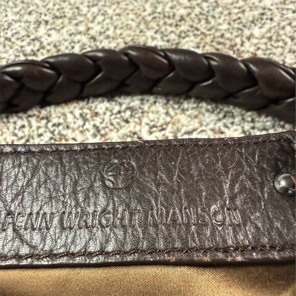 Fenn Wright Manson Brown Leather Hobo Bag with Braided Strap - Picture 3 of 8